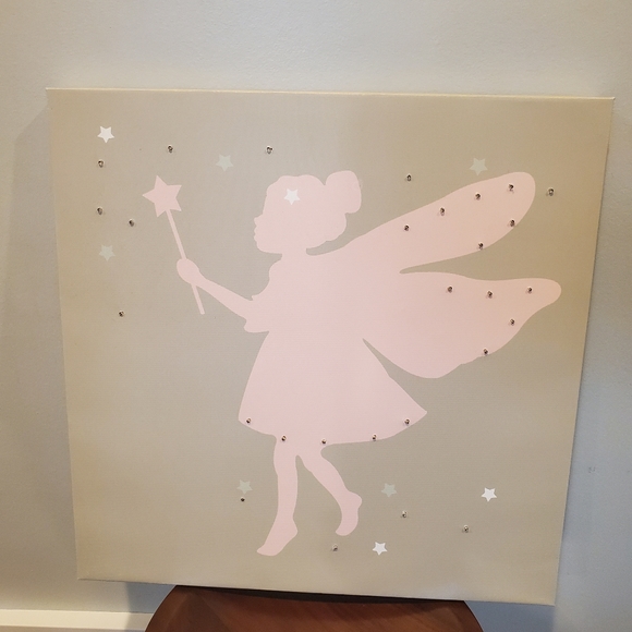 Vertbaudet Fairy Picture Light Up NEW 18.89"x18.89" or(48cm x 48cm). - Picture 2 of 8
